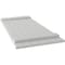 Ekena Millwork Americraft 6-Board (2 Batten) Wood Joined Board-n-Batten Shutters w/Ellipt Top, ARW101BE621X77STH, PR ARW101BE621X77STH - alternate 6